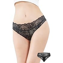 モモフル　レース吸水ショーツ Lサイズ ブラック・ピンク2枚セット Amazon | [momoful] [おりもの吸水ショーツ] レース 毎日用